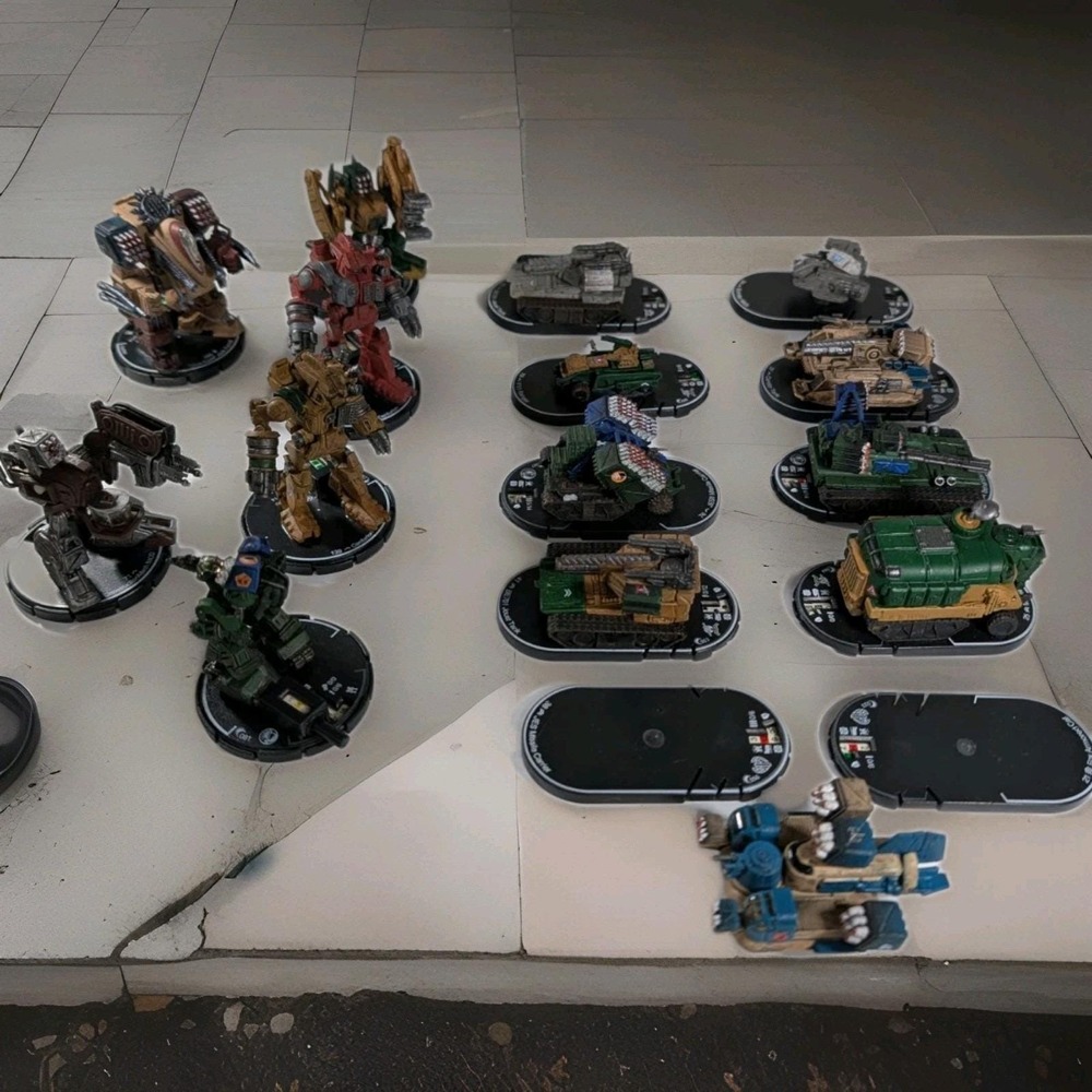 WizKids Mech Warrior Dark‎ Age Lot Mechwarrior Miniatures Figures Minifigs Vtg
